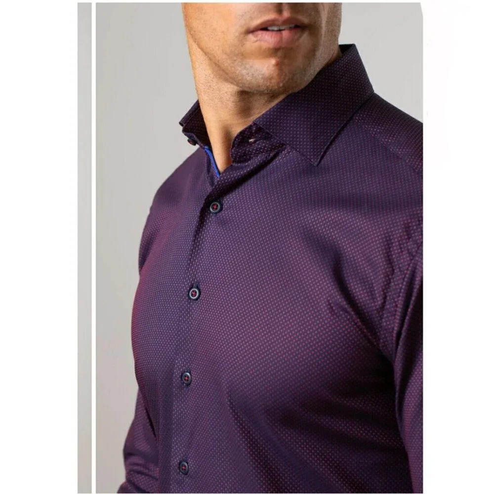 Hammer Made Traveller Men's Martius Slim Fit Long Sleeve Shirt Size M-L/16 - Picture 2 of 16